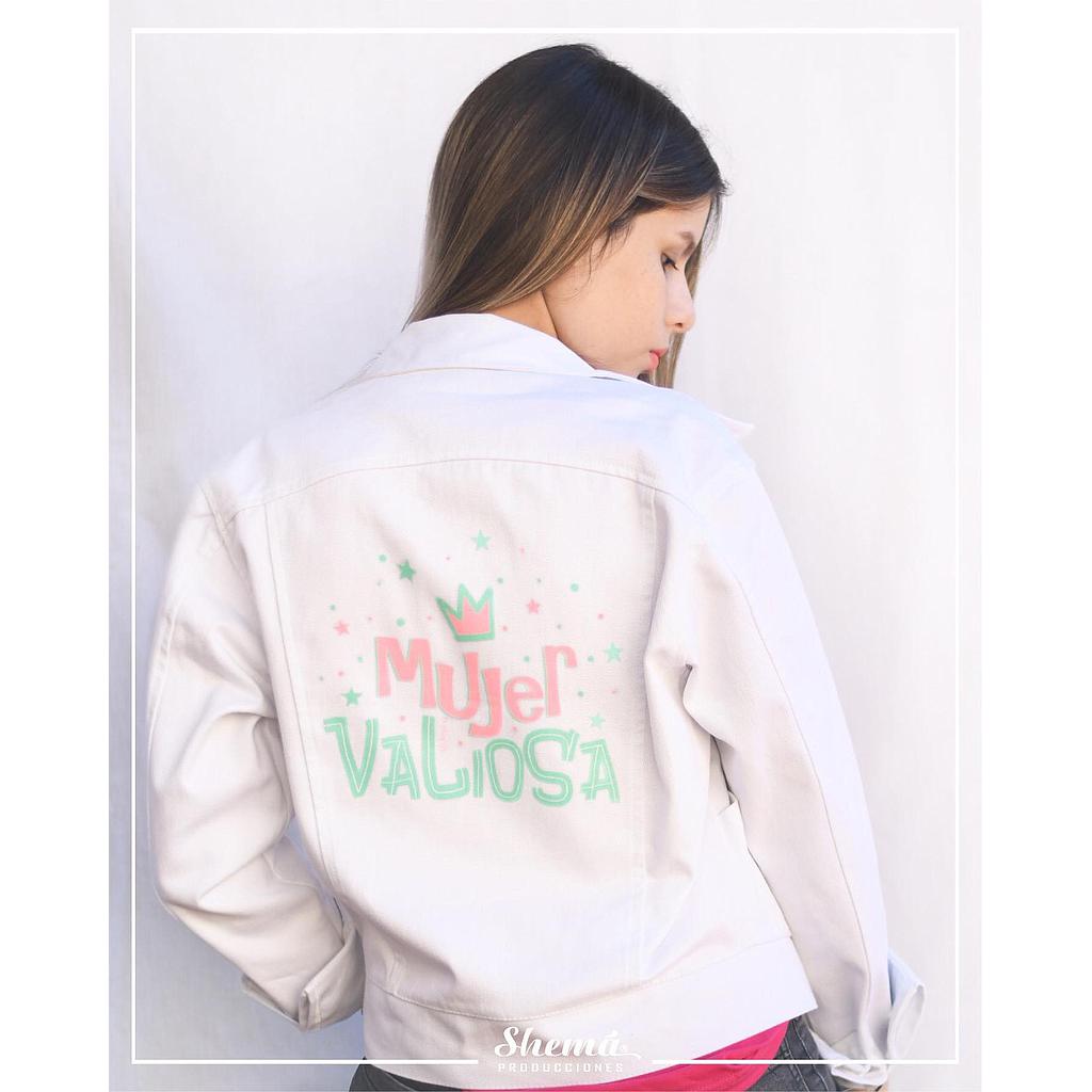 6808 Campera jeans femenina M