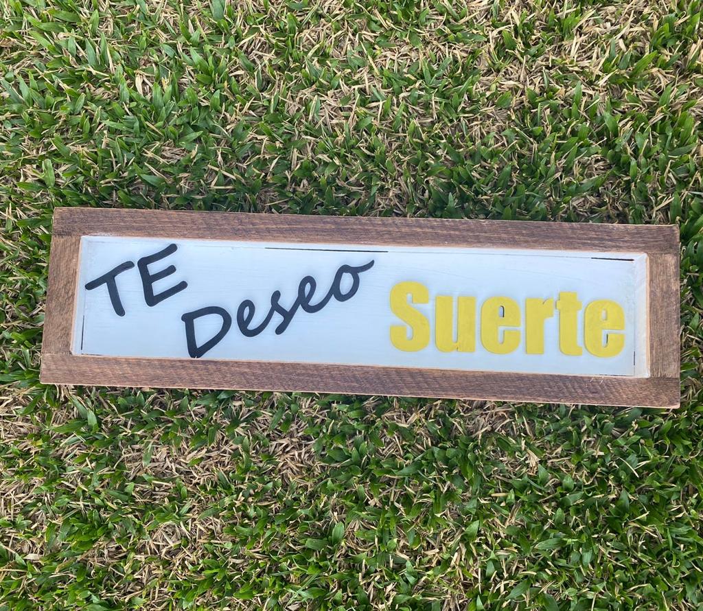 25508 Cuadro Artesanal 50x14 cm